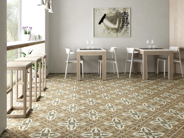 RAMBLA - Technical porcelain flooring with encaustic effect by land porcelanico - view 3